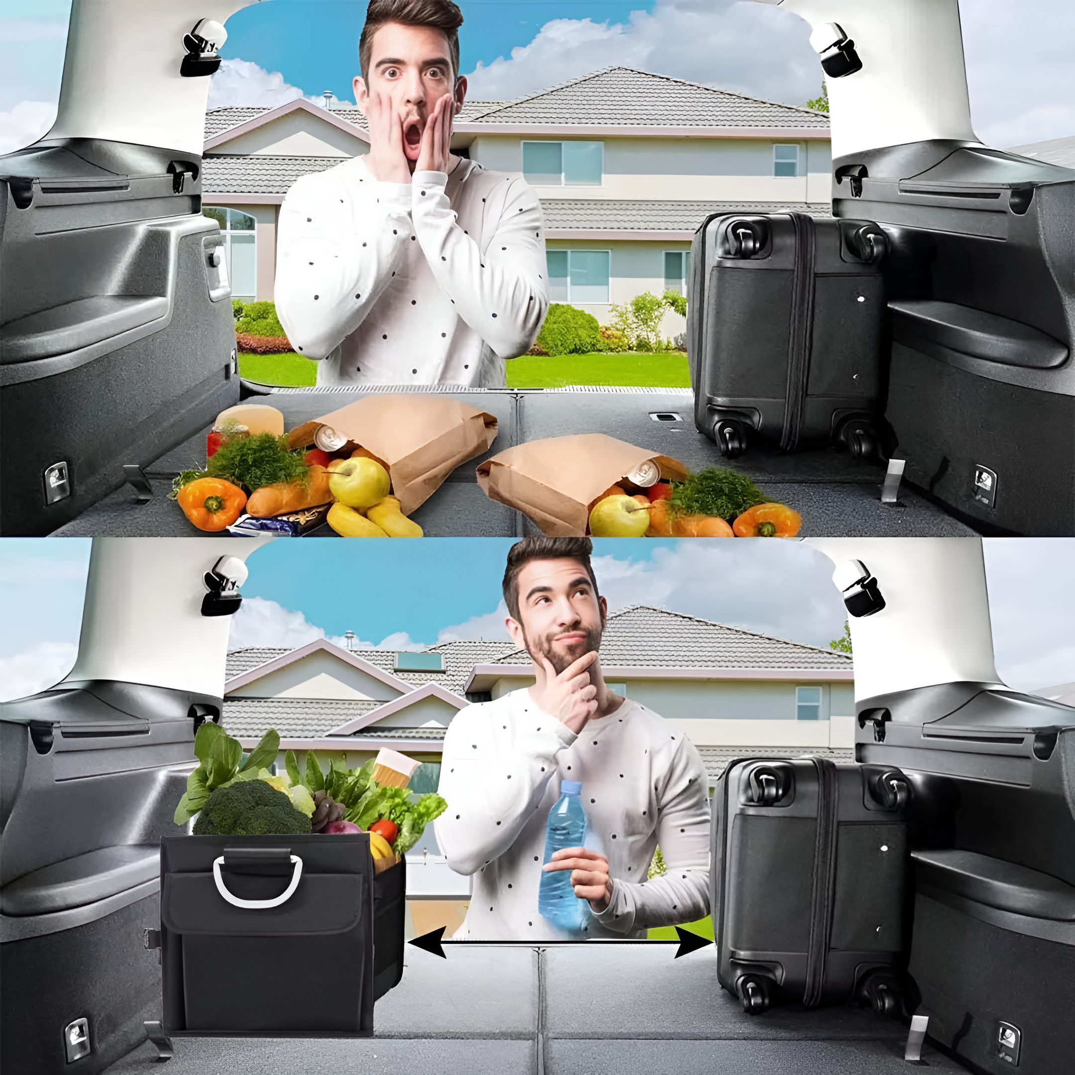 DriveNest™ | Kokoontaittuva Tavaratilan Järjestäjä