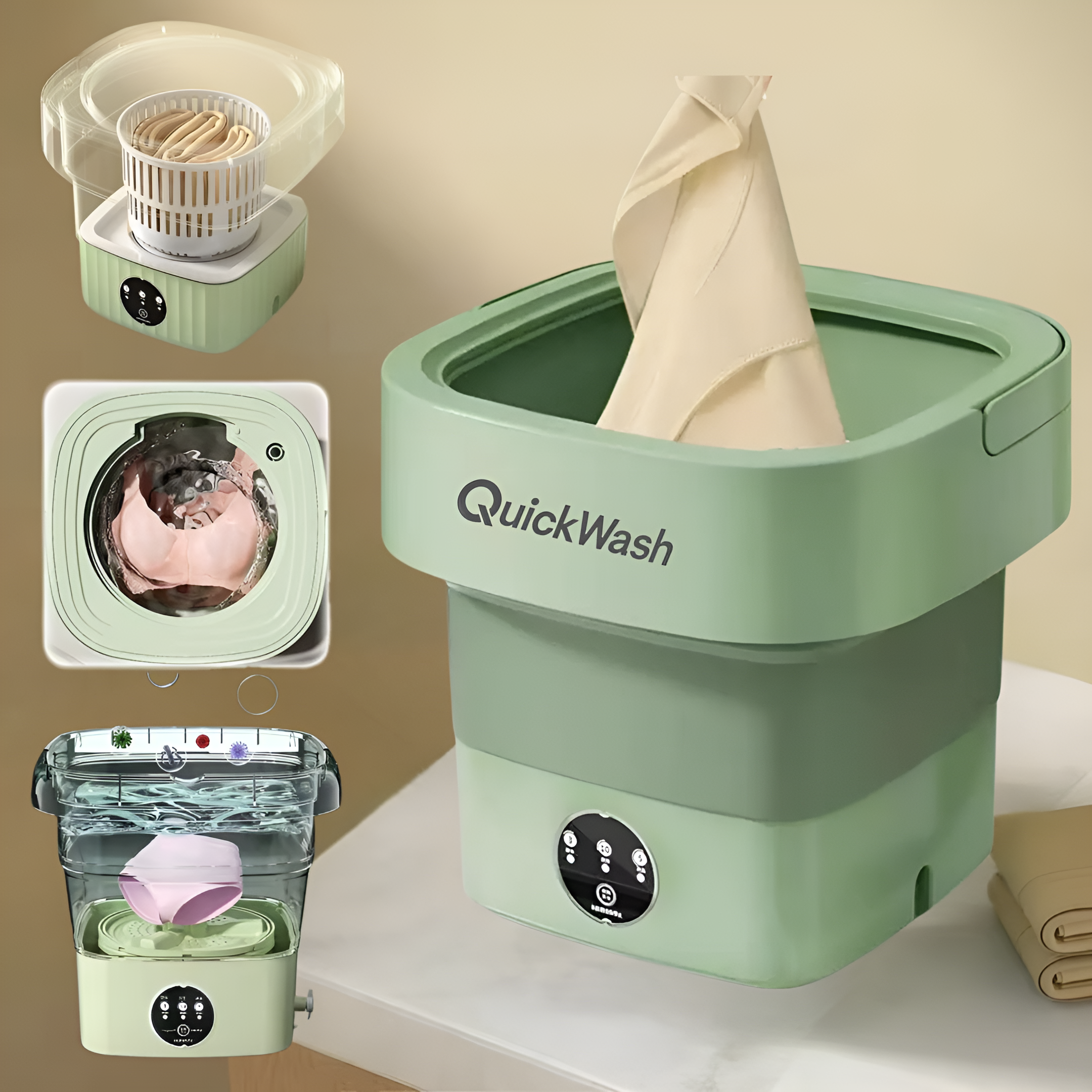 QuickWash™ | Kokoonpantava Pyykinpesukone