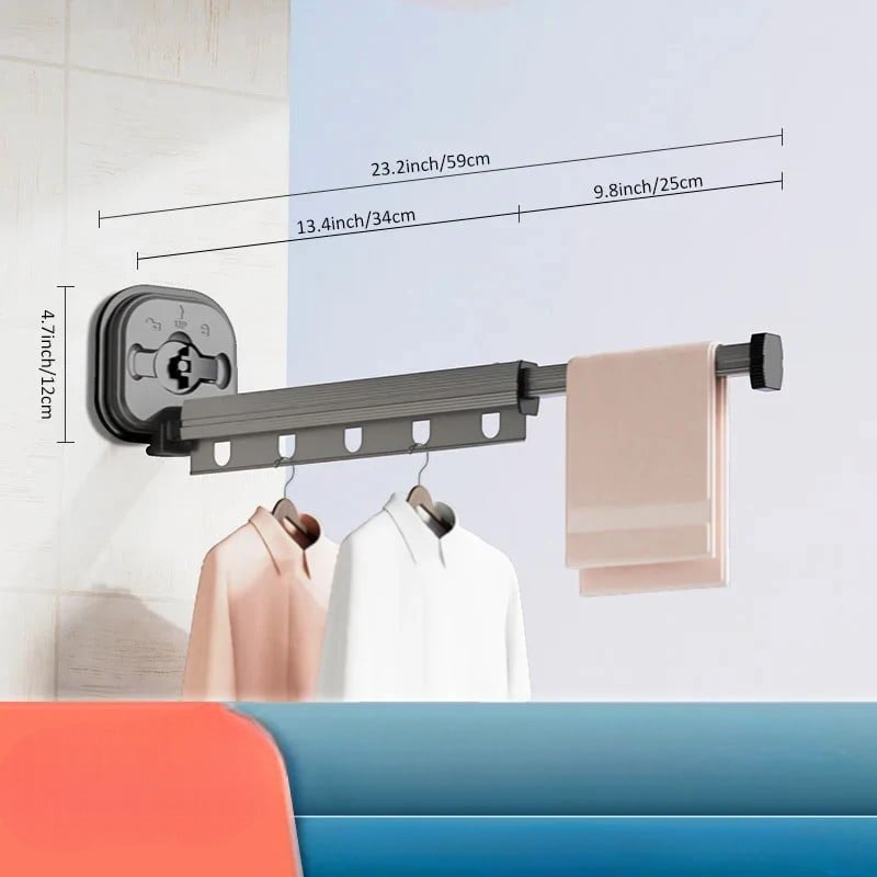 HangSlim™– Taitettava seinäkuivausteline