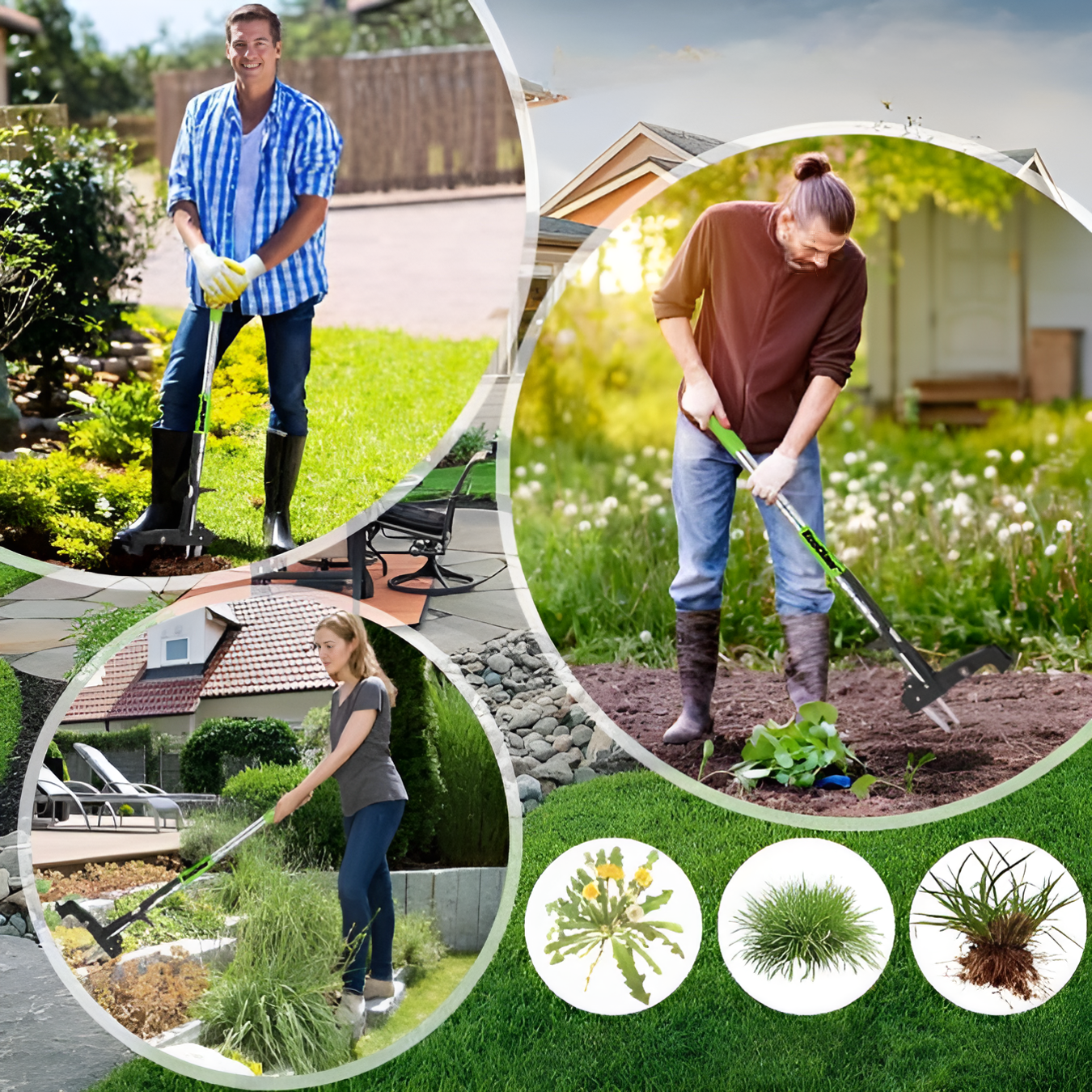 EcoClaw™ | Kevyt Kynsikäyttöinen Rikkaruohonpoistaja Pro