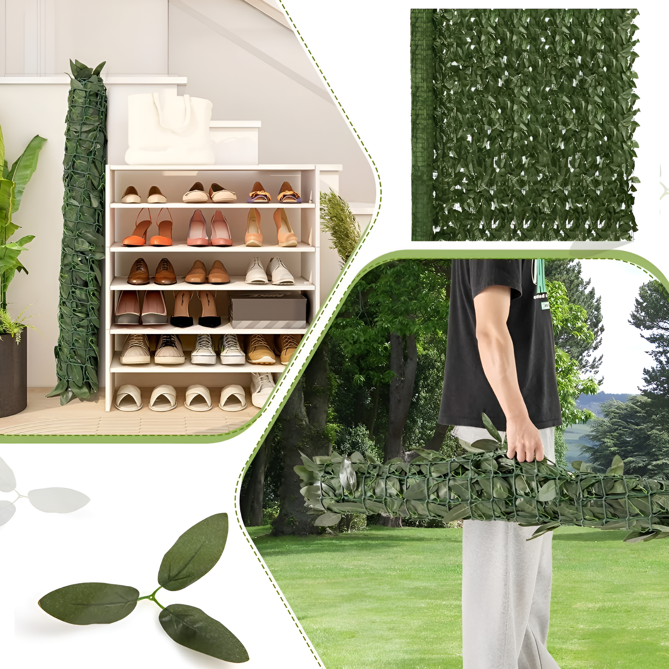 LushPanel™ | Keinotekoinen Leaf Aita Paneelit