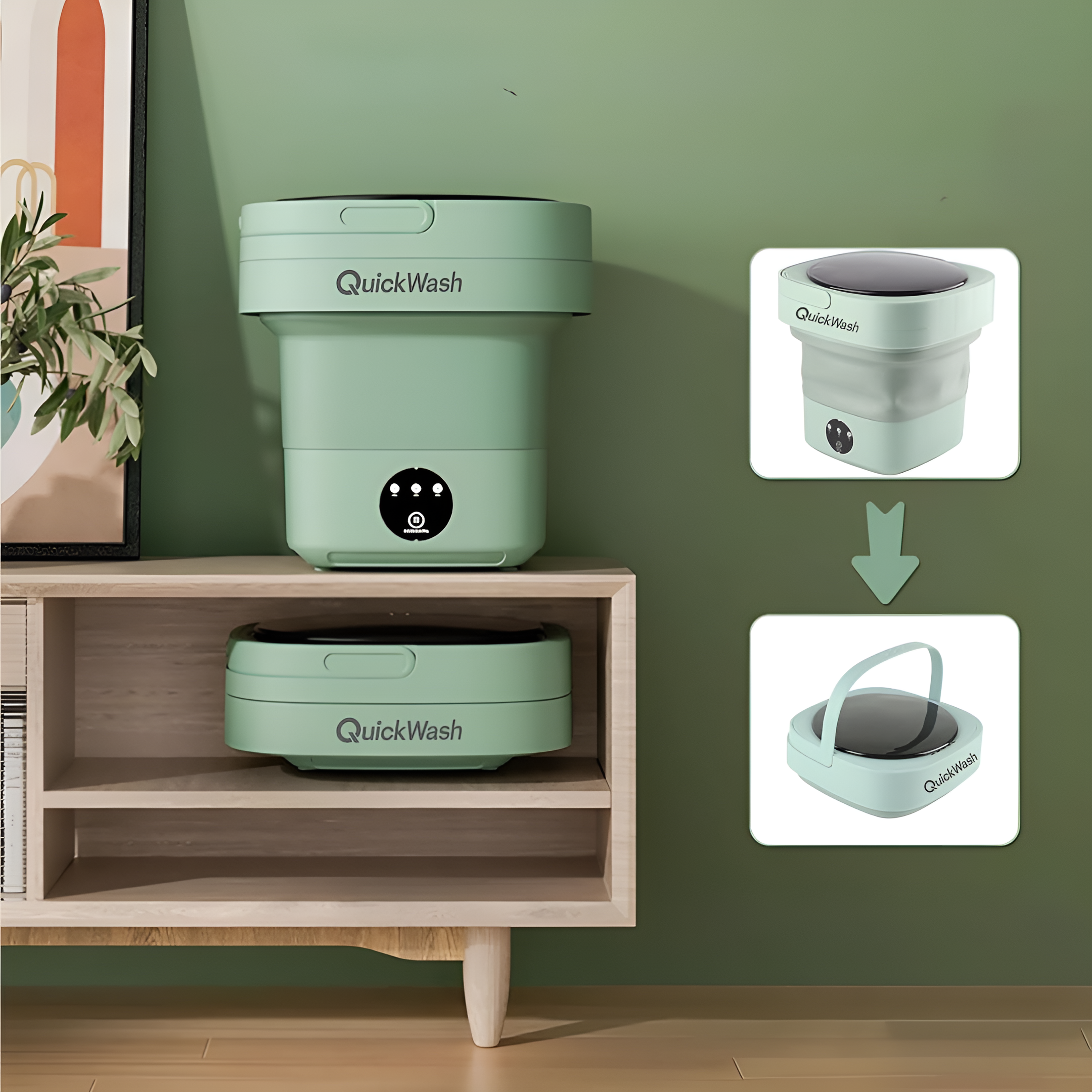 QuickWash™ | Kokoonpantava Pyykinpesukone